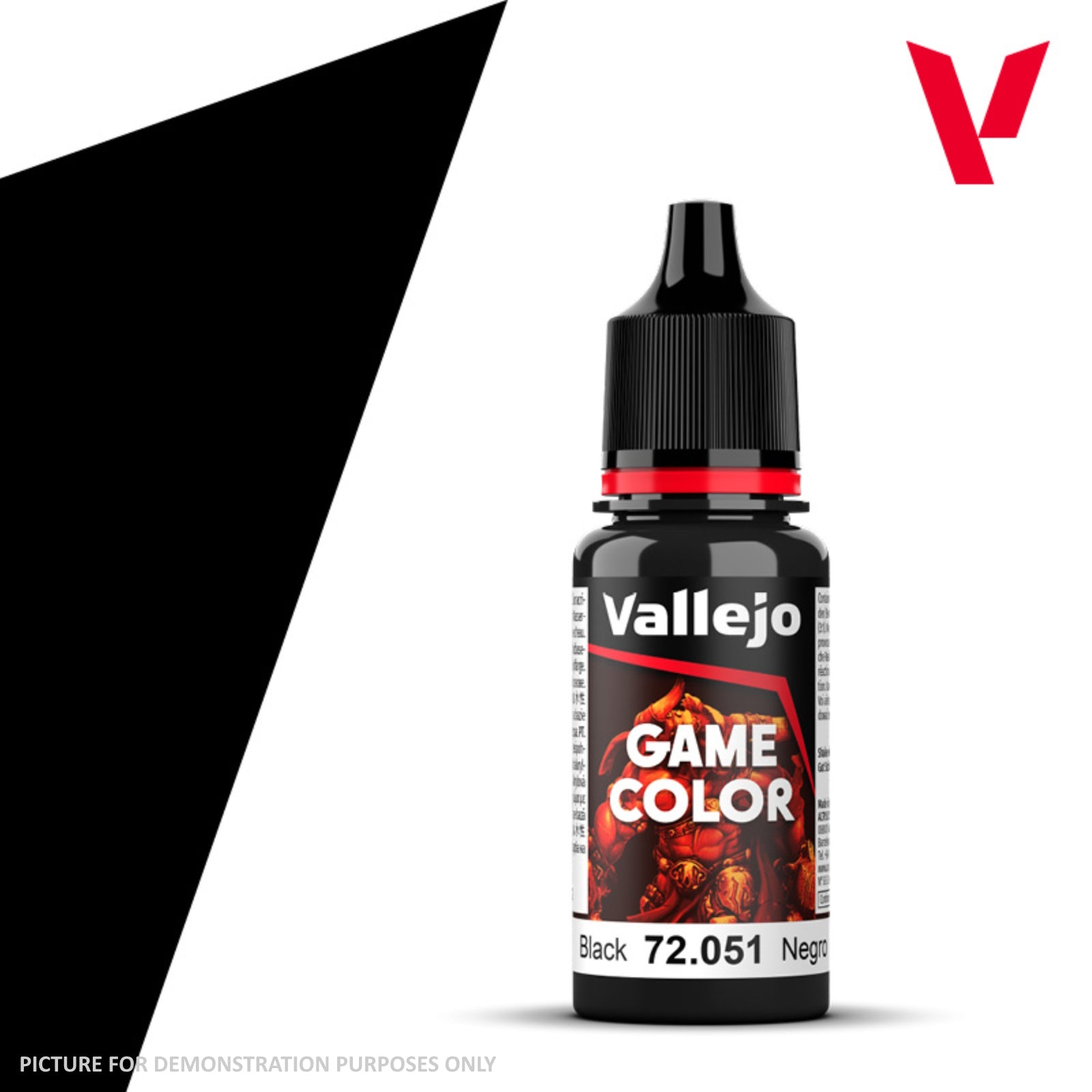 Vallejo Game Colour - 72.051 Black 18ml